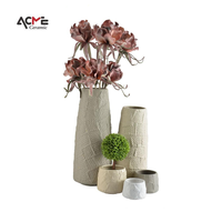 Vases de table décoratifs modernes nordiques et minimalistes pour la décoration de la maison vase à fleurs de salon vases en céramique et en porcelaine à large bouche