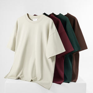 Camiseta Extra Grande de 300 g/m², Camiseta de Algodón Preencogido Resistente, Diseño Personalizado y Logotipo Impreso, Compra al por Mayor, Camisetas para Hombre - Product Image 1