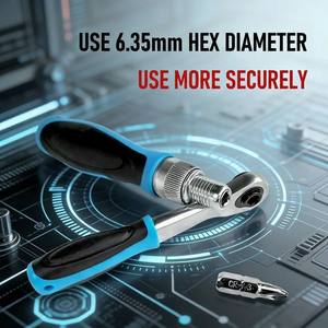Juego de Llaves de Trinquete Versátiles Fixtec Professional de 40 Piezas, Kit de Herramientas con Destornillador, Llave de Trinquete Bidireccional Manual, Cromo Vanadio - Product Image 2