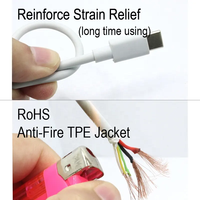 Cable USB Tipo-C HXT 5A en Oferta, para Cámara, Teléfono Móvil y Computadora, Carga Rápida, Transferencia de Datos, Conductor de Cobre Puro, Blindaje Trenzado