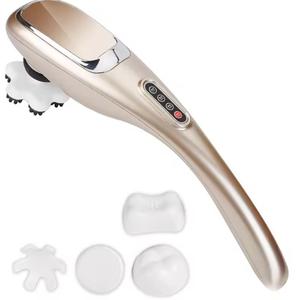 Martillo de mano eléctrico para relajación muscular profesional, masajeador vibrador para cuello, hombro, espalda, Delfín, martillo de masaje infrarrojo - Product Image 2