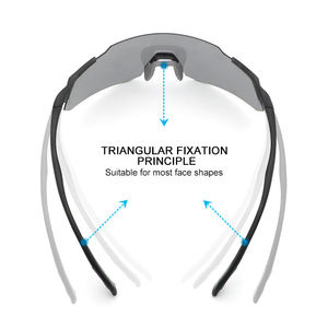 Óculos desportivos venda quente ao ar livre UV400 cor mudando oversize moda leve correndo ciclismo photochromic spots óculos de sol - Product Image 5