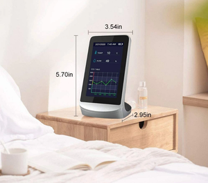 Detector de CO2 portátil de mano y de escritorio, sensor NDIR, medidor de CO2 en ppm, analizador de gases, controlador de CO2 para invernadero - Product Image 6