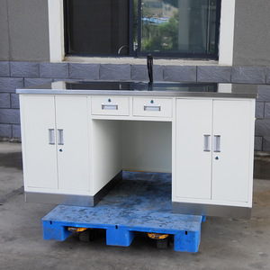 Chariot d'urgence médical tout inox Shandong Xinyuchen YC-K12 650x400x860mm pour salle d'opération - Product Image 4