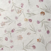 Papier végétal artisanal à base de fleurs séchées naturelles, papier artistique avec pétales et feuilles intégrés pour emballage cadeau, bricolage et décoration