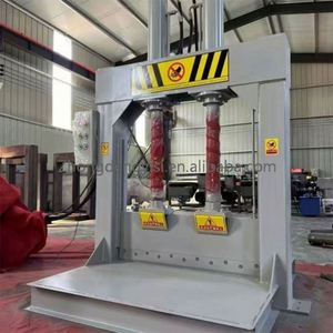 Industrial <b>Hydraulic</b> Rubber <b>Cutter</b> Heavy Duty <b>Hydraulic</b> Rubber Cutting Machine for Rubber Recycling Factory Use - Product Image 4