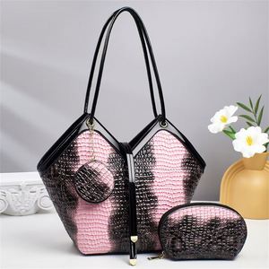 Conjunto de Bolsos de Mano de PU de Alta Calidad, Bolsos de Cuero de Gran Capacidad, Juego de 3 Piezas - Product Image 6