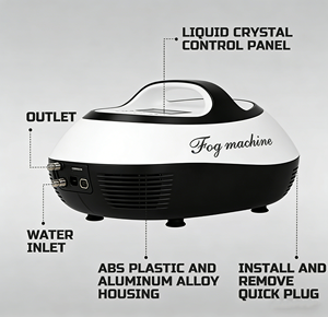 DaringFish Sistema de Nebulización de Jardín de Alta Presión de 120 W <span class=keywords><strong>y</strong></span> 0.5 L/min, Máquina de Niebla para Exteriores, Rociador de Agua - Product Image 3