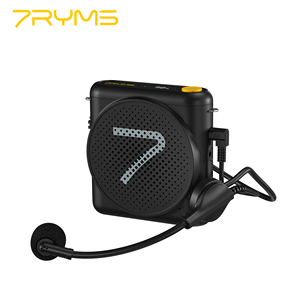 Amplificateur vocal portable 7RYMS WA1(SE) avec microphone intégré pour l'enseignement, les visites et le shopping - Product Image 1