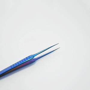 Pince à épiler professionnelle en acier inoxydable antistatique avec pointe en fibre pour les sourcils - Product Image 5