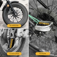 Antivol de disque professionnel TOSUOD 110 dB étanche pour moto, trottinette électrique et vélo