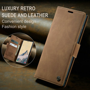 เคสโทรศัพท์มือถือ CaseMe Retro PU รุ่นดั้งเดิม สำหรับ <span class=keywords><strong>Samsung</strong></span> S25 Ultra S24 S23 S22 S21 Fe S20 S10 S9 และซีรีส์ <span class=keywords><strong>Samsung</strong></span> S50 Ultra - Product Image 2