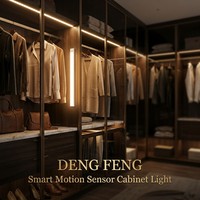 Lampu Kabinet Dapur LED Sensor Gerak PIR Peredupan Tanpa Tingkat 3000K-6000K Paduan Aluminium Garansi 2 Tahun