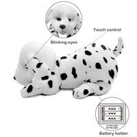Vente chaude Anime Adorable Yeux Clignotant Poupée Chat et Chien En Peluche Jouets En Peluche Chiot et Kitty Pour Enfants Cadeaux