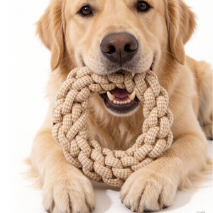 Jouets à mâcher pour animaux de compagnie en corde de coton tressée, durables, mignons, classiques et modernes, pour le nettoyage des dents des chiens, utilisation en extérieur, vente en gros - Product Image 6