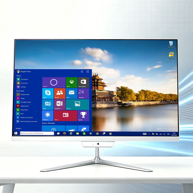 All-in-one PC I3 I5 I7 I9 Desktop Computer Office 23.8inch Desktop Computer for Home and Office Editing