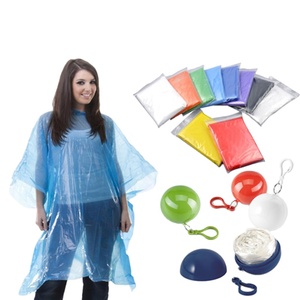 Personalizzato a buon mercato PE <span class=keywords><strong>impermeabile</strong></span> di plastica per adulti rosso monouso <span class=keywords><strong>Poncho</strong></span> pioggia per gli uomini e le donne - Product Image 2