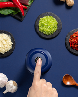 Mini hachoir à ail électrique, robot de cuisine sans fil, hachoir portable et mélangeur pour assaisonnement/épices/légumes/fruits/viande