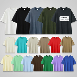 เสื้อยืดผู้ชายคุณภาพสูง พิมพ์โลโก้ตามสั่ง ผ้าหนา 280 กรัม สไตล์สตรีทแวร์ ทรงโอเวอร์ไซส์ ไหล่ตก ผ้าฝ้าย 100% ไม่หด ระบายอากาศได้ดี - Product Image 3
