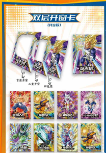 Yanka DragonBalls Collection Cartes Limitées Son <span class=keywords><strong>Goku</strong></span> Vegeta Trading <span class=keywords><strong>Jeu</strong></span> Numéroté Cartes À Jouer Métal Coin Carte Cadeau pour Enfants - Product Image 2