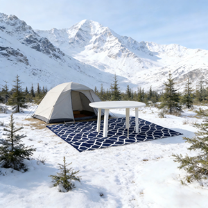 Alfombra de Patio Plegable Impermeable Personalizada al por Mayor, Alfombra de Plástico PP para Exteriores - Product Image 3