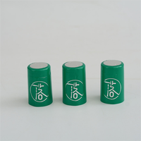 Capsules de bouteille de vin en plastique thermorétractable avec logo en relief de qualité supérieure pour les bouteilles de vin rouge et de liqueur