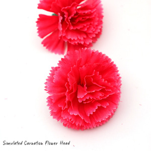 Cabezas de Flores de Clavel Artificiales de 6 cm, Flores de Seda de Alta Simulación, Accesorios de Decoración para Bodas - Product Image 5