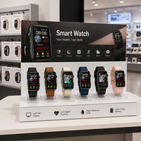 Reloj Inteligente con Llamadas Bluetooth, Altavoz Manos Libres y Monitor de ECG, Rastreador de Actividad IP68 para Hombre, Regalo de Navidad