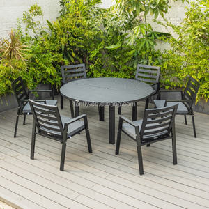 Mobilier de salle à manger d'extérieur Offre Spéciale <span class=keywords><strong>table</strong></span> de patio de restaurant <span class=keywords><strong>et</strong></span> ensemble de chaises en corde pour jardin - Product Image 5