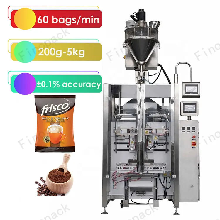 Machine de conditionnement à grande vitesse de tarière de café Petite machine de conditionnement de café Machine de conditionnement de poudre de café quantitative