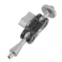 Mini adaptateur de montage pivotant à bras magique à rotule avec vis 1/4 ''pour DJI OSMO 360 pour appareil photo reflex numérique moniteur vidéo support de micro léger
