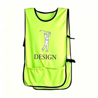 Chaleco de Golf con Logotipo Personalizado, Transpirable, de Secado Rápido, con Bolsillos, Uniforme para Actividades Grupales