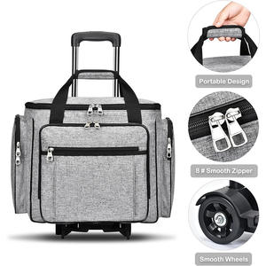 Nouveau design personnalisé Logo Rolling Craft Bag Paper Craft Tote Wheel Scrapbook Art Storage Organizer Case Teacher Bag Duffel Bag - Product Image 2
