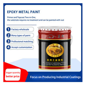 Pintura metálica de epoxi antioxidante de colores personalizados para estructuras de acero - Product Image 2