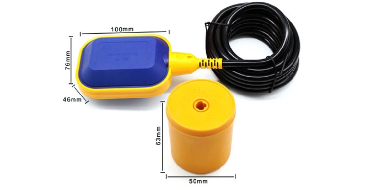Cntopsun Wenzhou factory 250v float water level switch HM15-2/M15-2 Float Switch/Float Sensor