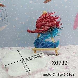 Moules de coulée en résine faits à la main pour bricolage ornements décoratifs Ins Style Silicone outils de bureau Santa moule - Product Image 3