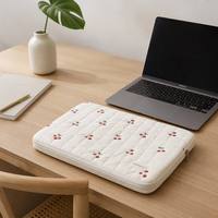 Housse pour ordinateur portable en polyester matelassé, imprimé floral vintage, étui pour tablette pour iPad Air Pro 11 13 pouces, pochette de protection pour Macbook