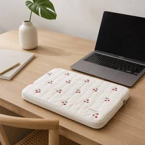 Housse pour ordinateur portable en polyester matelassé, imprimé floral vintage, étui pour tablette pour <span class=keywords><strong>iPad</strong></span> Air <span class=keywords><strong>Pro</strong></span> <span class=keywords><strong>11</strong></span> 13 <span class=keywords><strong>pouces</strong></span>, <span class=keywords><strong>pochette</strong></span> de protection pour Macbook - Product Image 6