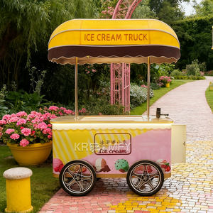 Vitrine de présentation pour gelato, camion de crème glacée, kiosque de rue, chariot alimentaire mobile, utilisation en extérieur - Product Image 1