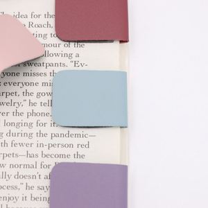Creative Pu Leather Magnetic Minimalist 16 Colors Page Clip Book Lover <b>Gift</b> Promotional Bookmark for Teacher - Product Image 4