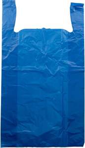 ถุงพลาสติกพร้อมที่จับสำหรับใช้ในการช้อปปิ้งสไตล์เสื้อยืดซูเปอร์มาร์เก็ตและร้านอาหารจำนวนมาก - Product Image 3