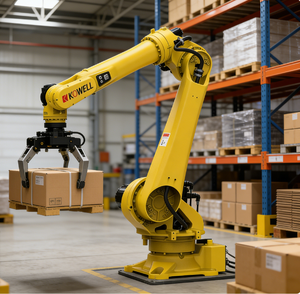 Brazo Robótico Industrial de 6 Ejes con Capacidad de Carga de 130 kg, Alcance de 3200 mm, Caja de Cambios Controlada por PLC, Accionamiento Servoeléctrico para Manipulación y Paletización - Product Image 2