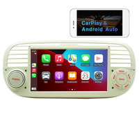 Sistema de Navegación GPS con Pantalla Táctil de 7 Pulgadas, Bluetooth, WiFi, Autoradio GPS Android 2 Din para Fiat 500