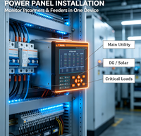 Analizador de Calidad de Energía Certificado Acrel APView400/IEC61850 Clase A, Modbus-rtu/modbustcp/servidor web, Muestreo de Forma de Onda