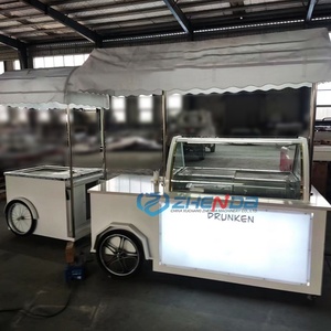 Small Electric Stainless Steel <b>Concession</b> Food <b>Trailer</b> Dessert Food Cart with Mobile Snack Food Truck and Hot Dog - Product Image 4