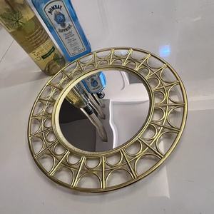 Nouvelle assiette creuse effet miroir, design rétro de luxe léger, esthétique raffinée, pour fruits, mariages, banquets et photographie - Product Image 3
