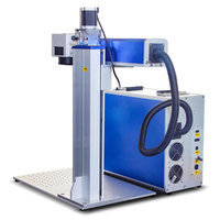 Nouvelle mini-machine de marquage laser à fibre 20W pour métal et cuir, graveur de bureau CNC refroidi par air, prenant en charge les formats AI/DXF