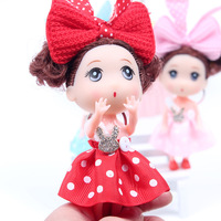 Nouvelle poupée gothique coréenne en vinyle de 12 cm, porte-clés jouet design ballet rêveur pour événements scolaires, petit cadeau