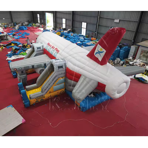 Avión inflable personalizado comercial, castillo hinchable, nuevo gorila publicitario inflable para fiestas de cumpleaños de niños - Product Image 1