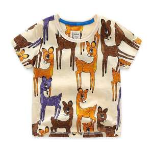 Camisetas Baratas para Niños, Lisas, sin Marca, con Estampado de Dibujos Animados, Camisetas de Verano con Precio al por Mayor - Product Image 1